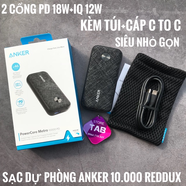 Sạc Dự Phòng PowerCore ReDux PD 10.000 - Bảo Hành 18T (A1239)