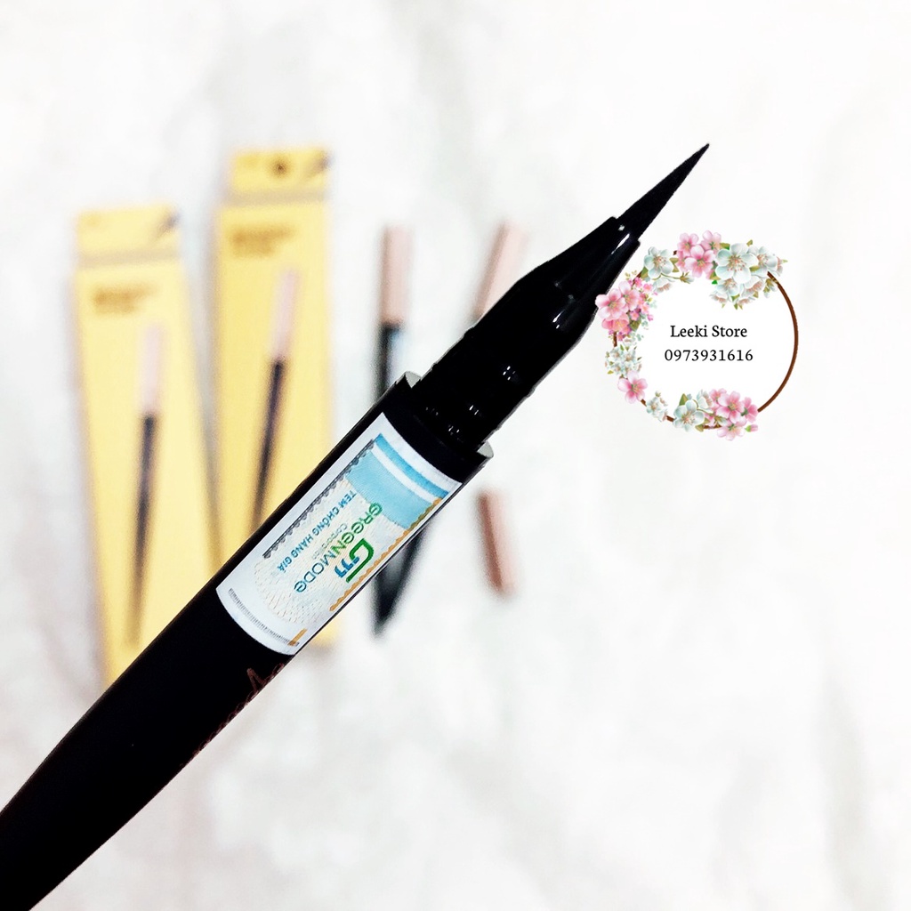 Bút Kẻ Mắt Nước Chống Trôi Vacosi Natural Studio Waterproof Eyeliner