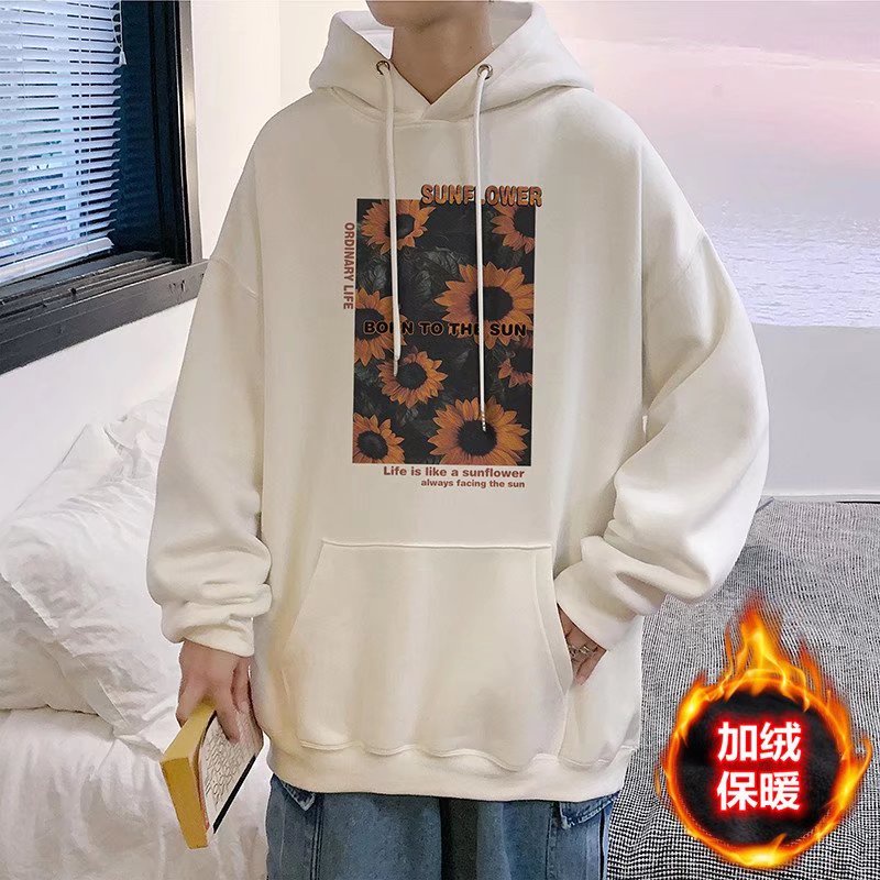 Áo hoodies Hàn Quốc Thời trang rời hoa hướng dương