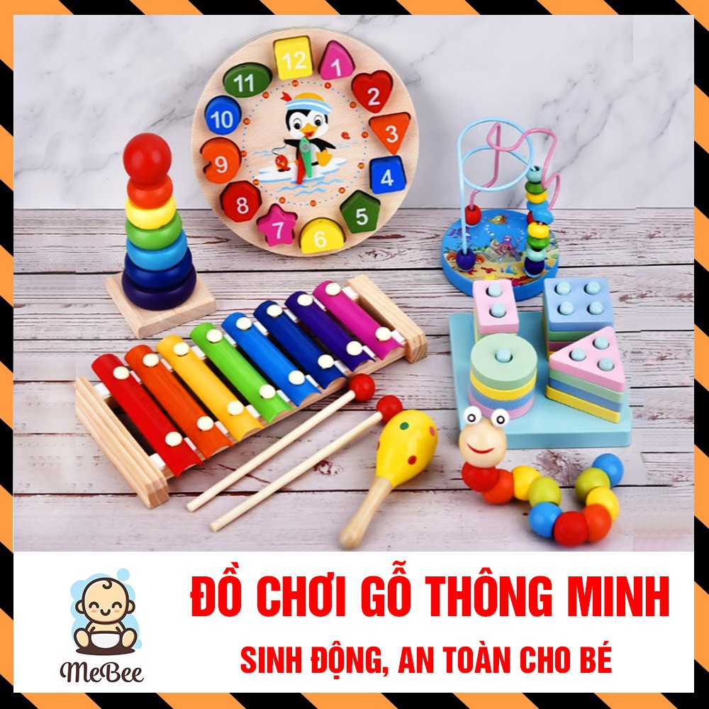 Đồ chơi gỗ thông minh an toàn cho bé