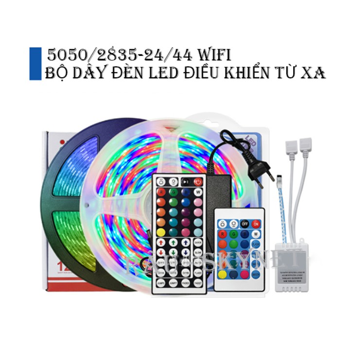 Dây Đèn Led RGB-2835-IP65-Chống nước - 30 NGÀY ĐỔI TRẢ MIỄN PHÍ