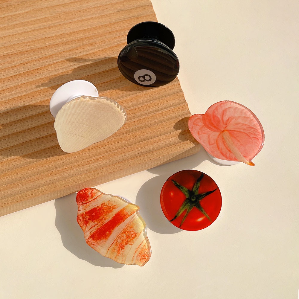 Giá đỡ điện thoại hình bánh mì/hoa cho iPhone Huawei Oppo Xiaomi