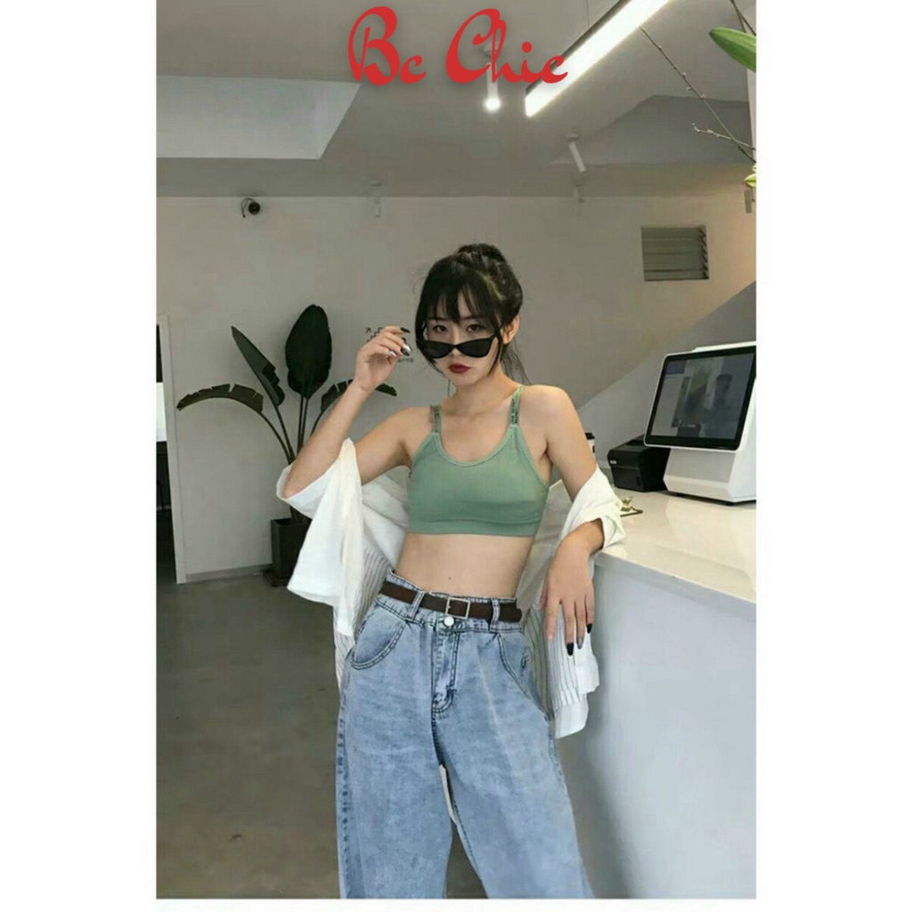 Áo Bra Nữ thiết kế 2 dây không gọng nâng ngực co giãn cao cấp mã Bra B618 BC_CHIC LINGERIE
