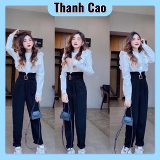 QUẦN BAGGY đai cạp cao