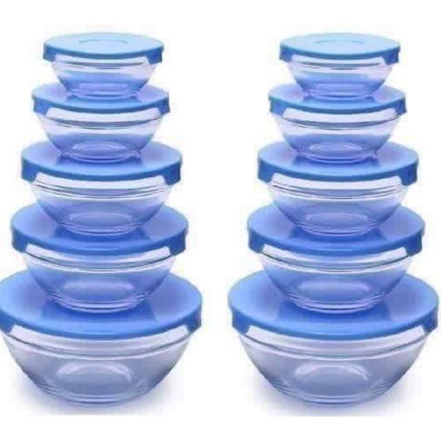 Bộ bát thủy tinh 5 món