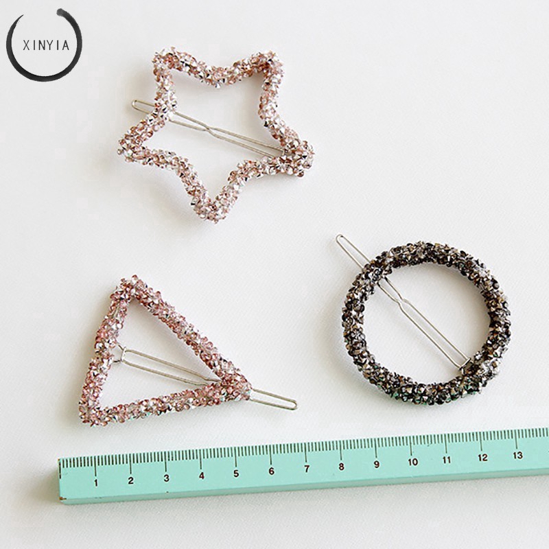 Kẹp Tóc Hình Ngôi Sao Đính Đá Thời Trang Cho Nữ