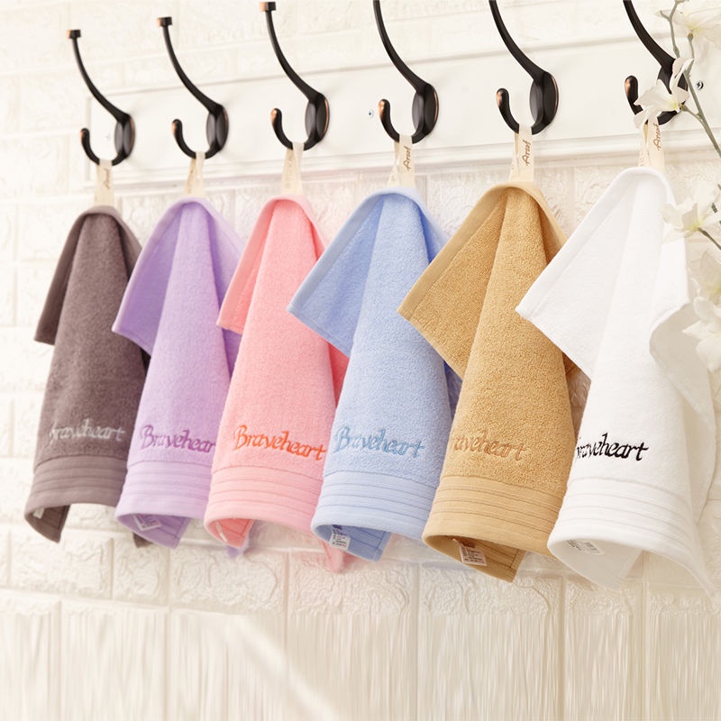 Khăn Vuông Nhỏ Vải Cotton Dày Mềm Mại Thấm Hút Không Phai Màu Cho Người Lớn Trẻ Em