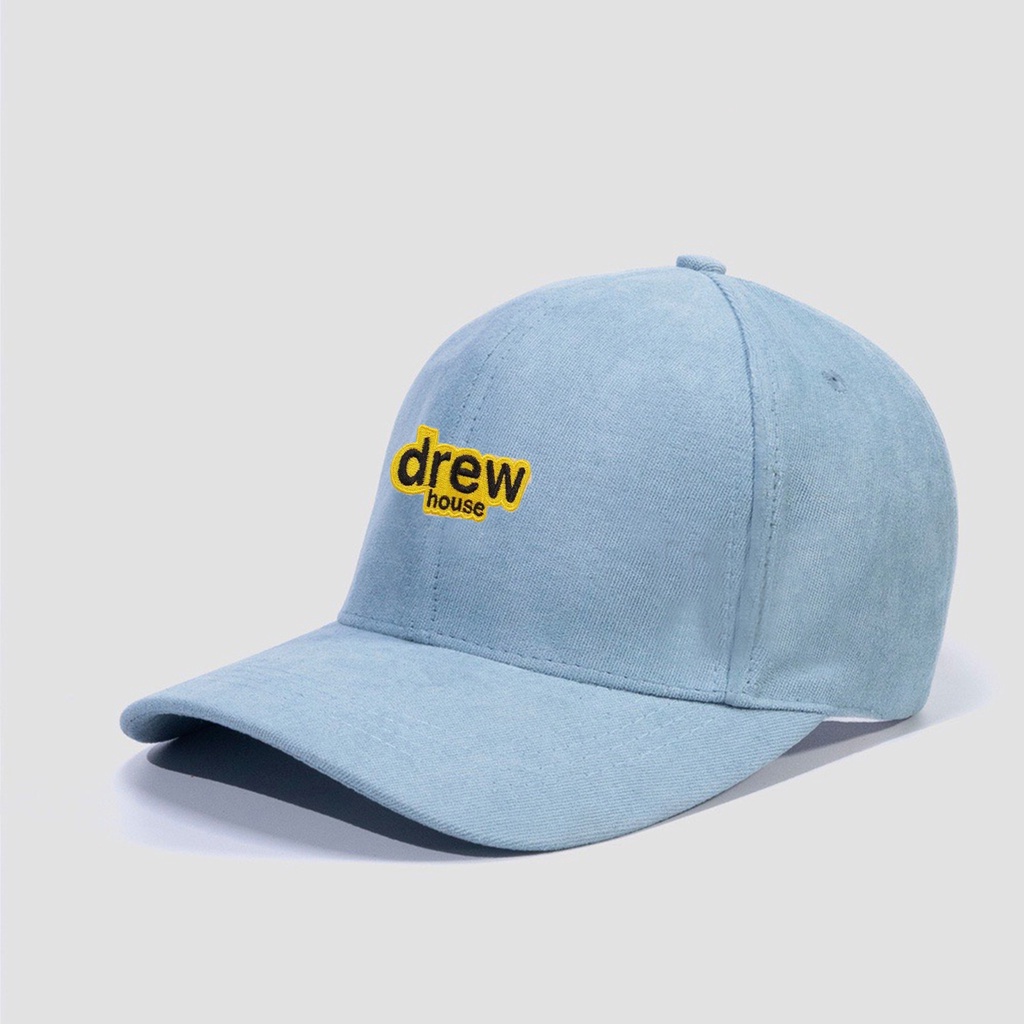 Mũ lưỡi trai, Nón kết nam nữ DREW vải nhung kaki phong cách Ulzzang form unisex nam nữ (Ảnh thật)