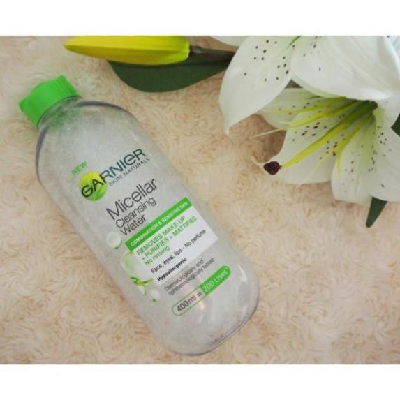 Nước tẩy trang garnier pháp 400ml, 125ml Garnier xanh lá | BigBuy360 - bigbuy360.vn