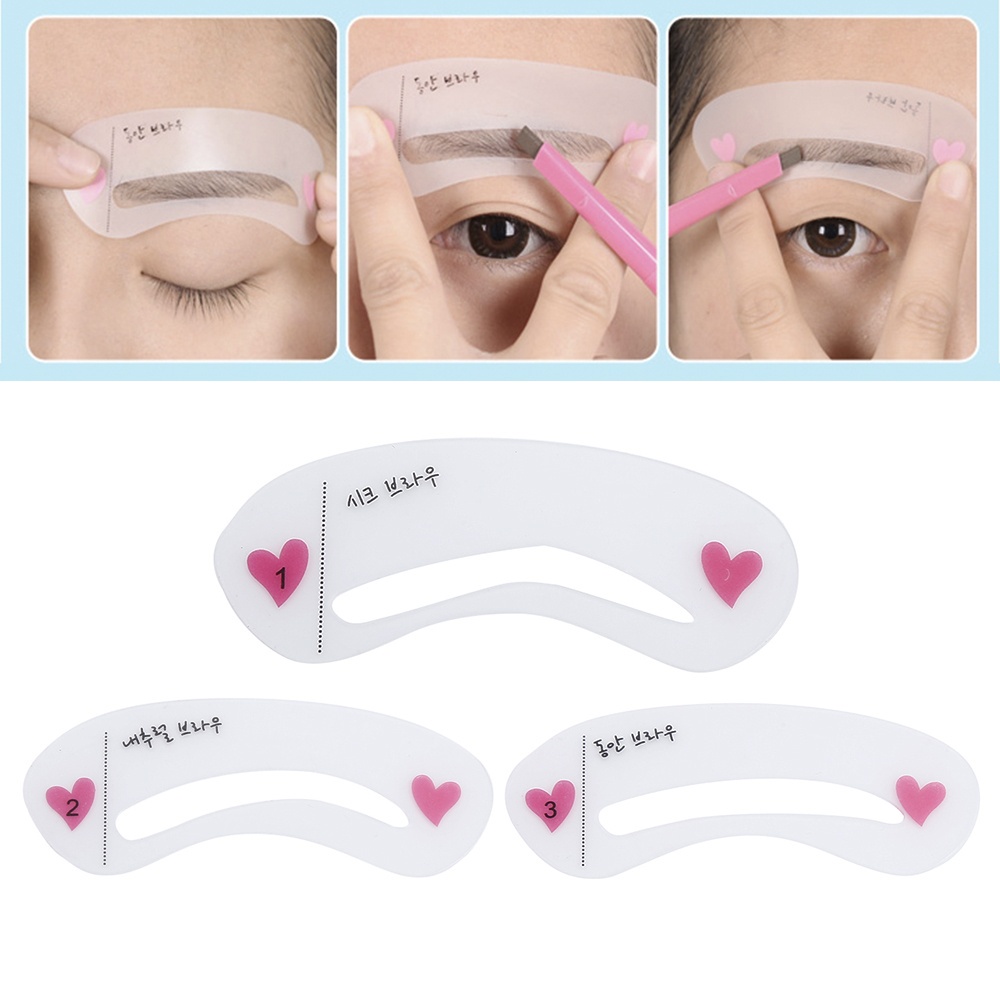 3 kiểu khung kẻ chân mày - Khuôn kẻ chân mày đẹp, cách vẽ chân mày đẹp Bộ 3 khung kẻ chân mày Brow Class1