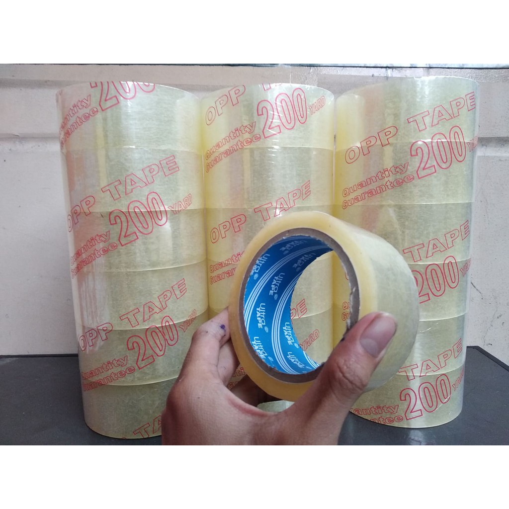 Băng Keo 200 Yard Màu Trong/ Đục 80k