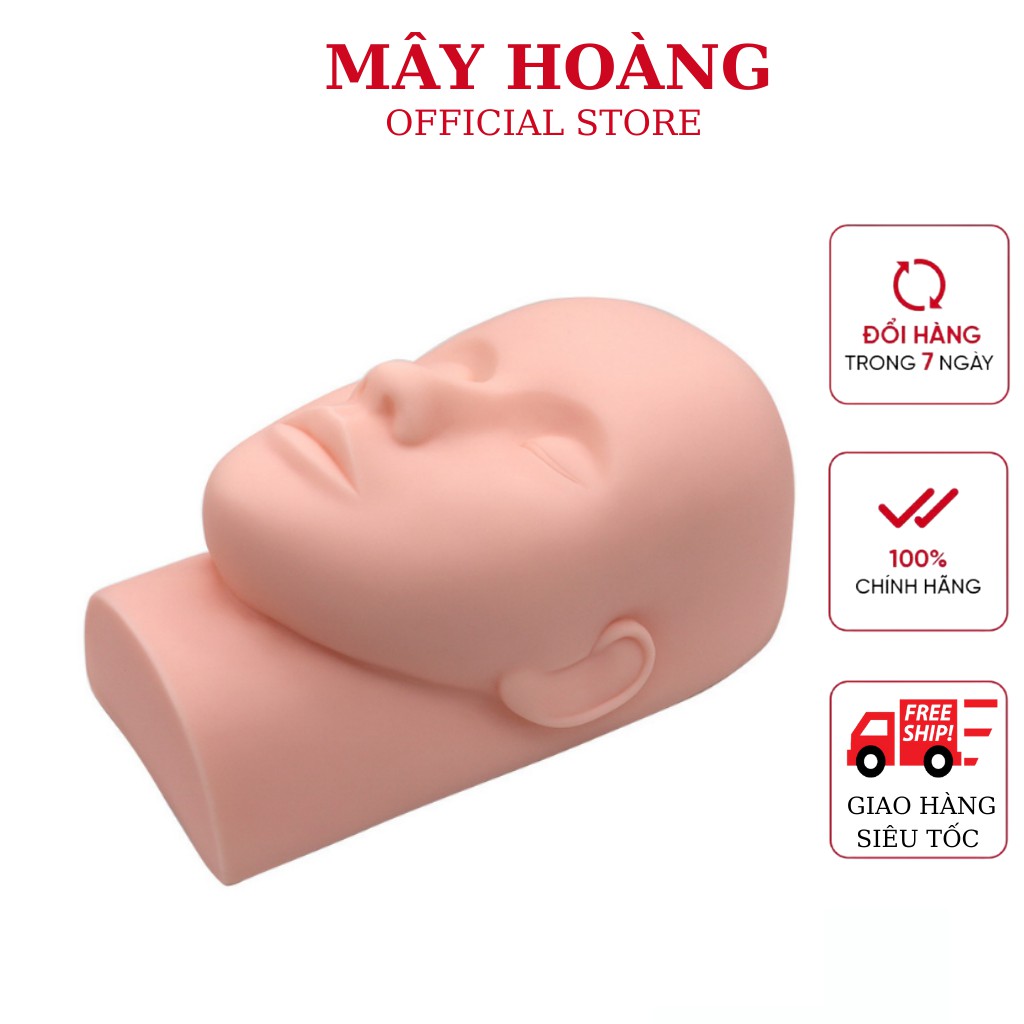 Đầu canh giả bằng silicon dành cho người mới học nối mi
