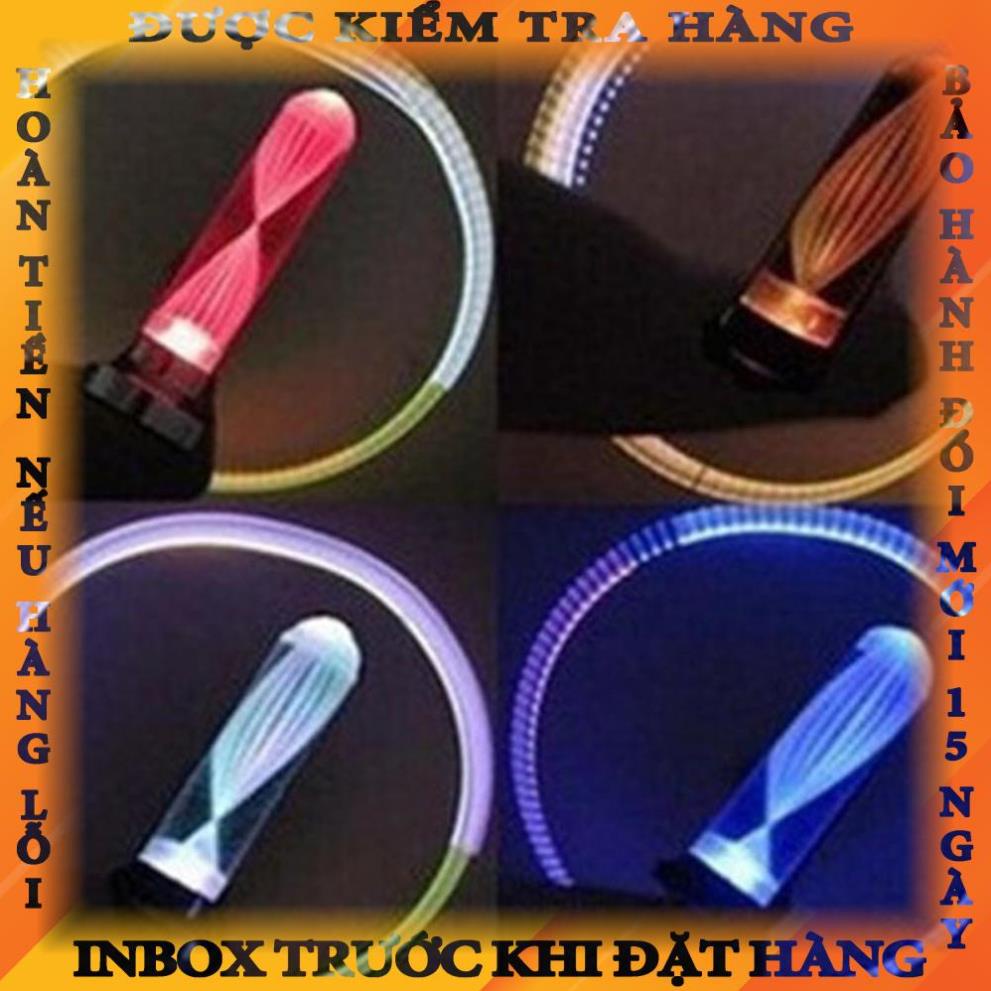 Đèn LED trang trí lốp xe đạp gắn van bơm hơi nhocslun