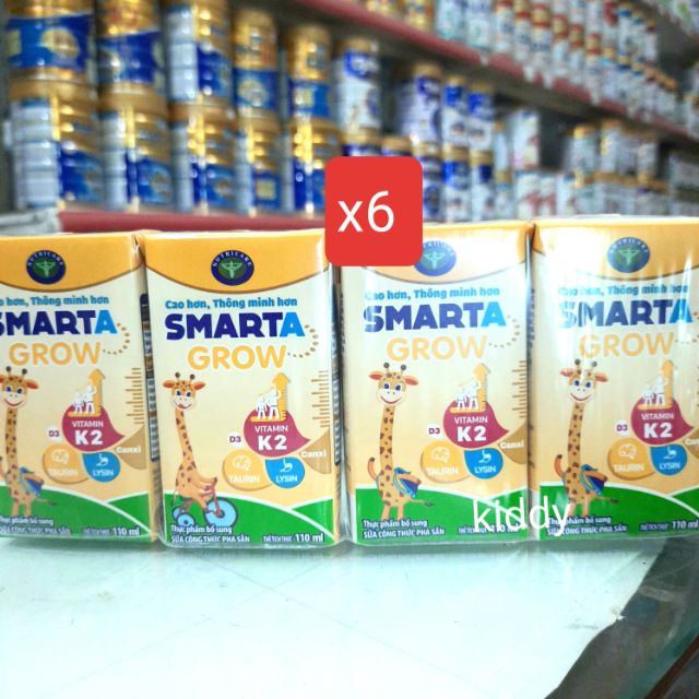Sữa công thức pha sẵn Smarta 110ml combo 6 lốc