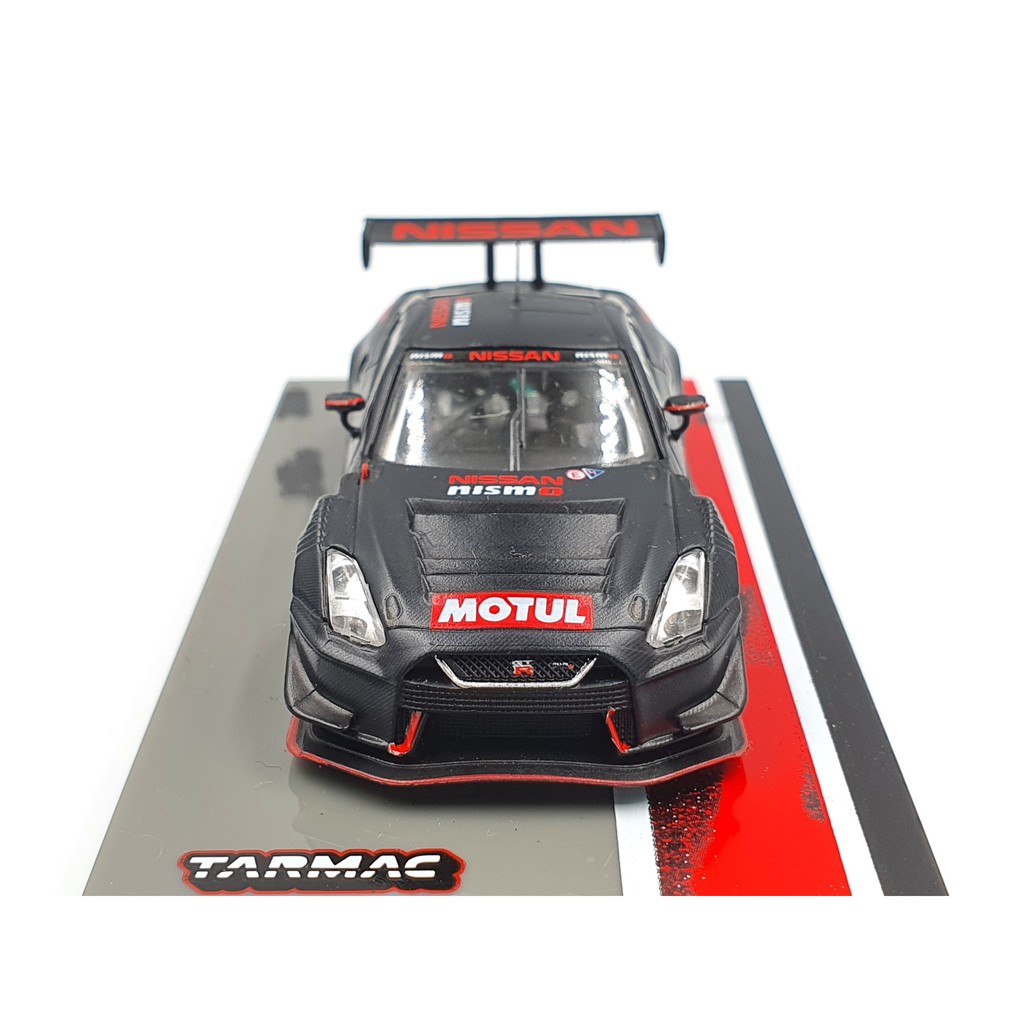 Xe Mô Hình Nissan GT-R Nismo GT3 Tỉ lệ 1:64 Hãng sản xuất Tarmac Works ( Đen Nhám )