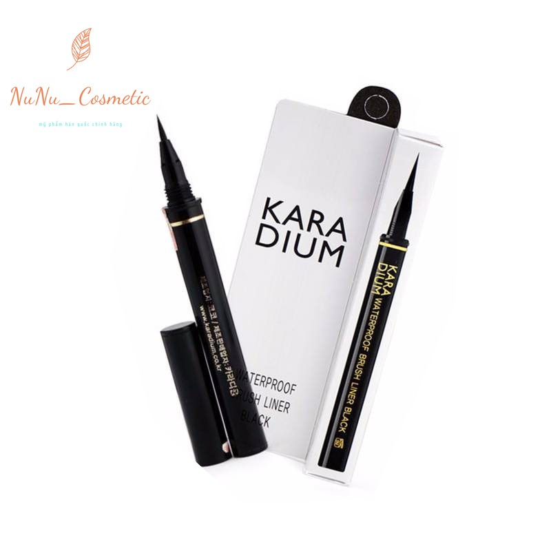 Kẻ mắt dạ siêu mảnh Karadium Waterproof Brush Liner Black chống nước  💖[CHUẨN HÀNG AUTH]  💖 [FREE SHIP]  💖