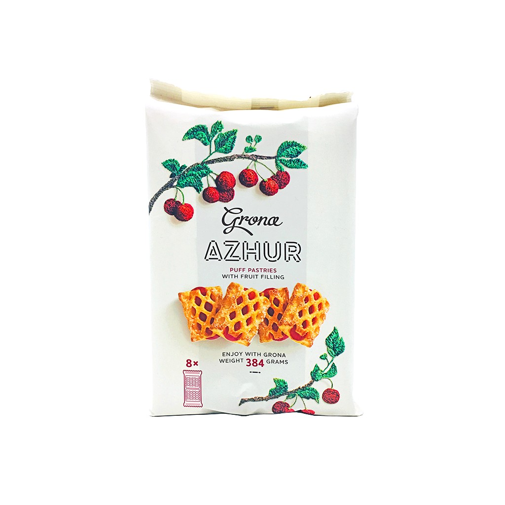 BÁNH QUY GRONA AZHUR VỊ ANH ĐÀO 384G