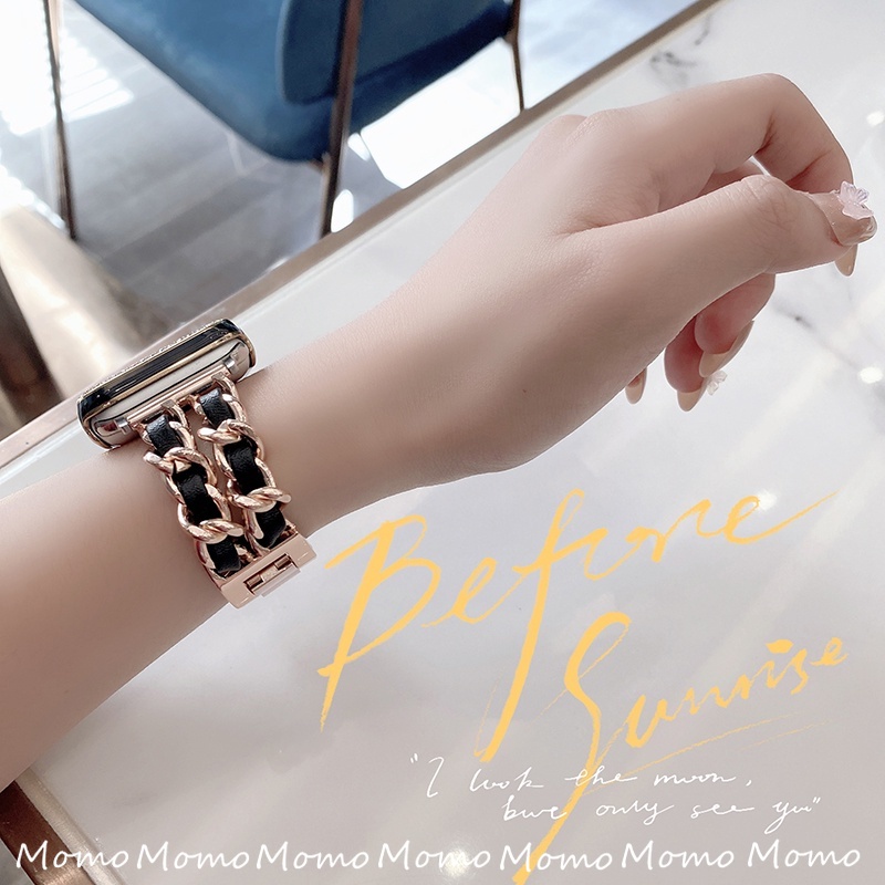 Dây Đeo Bằng Thép Không Gỉ Cao Cấp Cho Smart Watch Series 7 6 5 4 3 Band 41mm 45mm 42mm 40mm 44mm