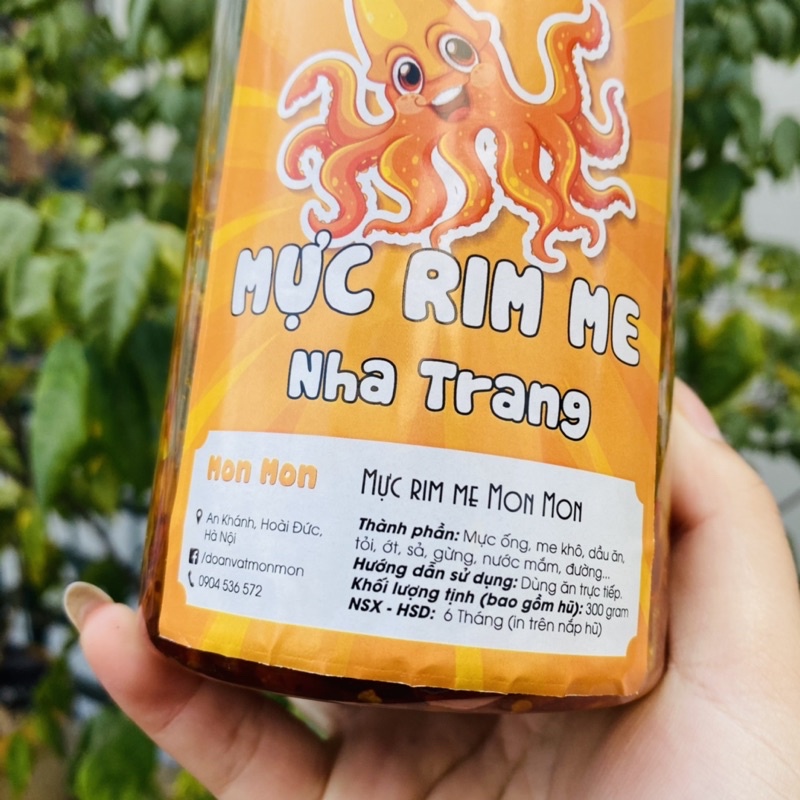 MỰC RIM ME hũ pet 300gr MonMon Food - đồ ăn vặt Hà Nội