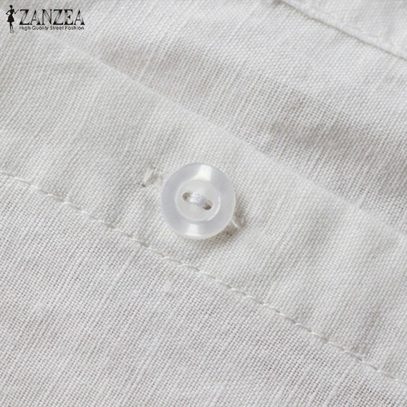 Áo sơ mi tay dài cổ chữ V màu trơn thời trang cho nữ