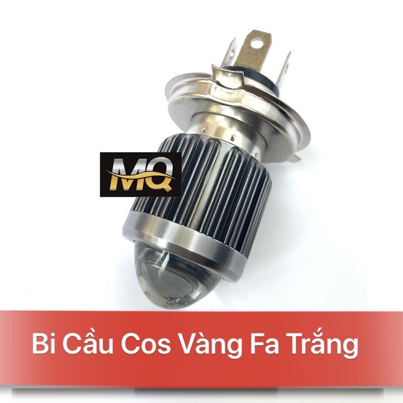 Đèn Pha Led Bi Cầu 2 Mầu Cos Vàng Pha Trắng Hot