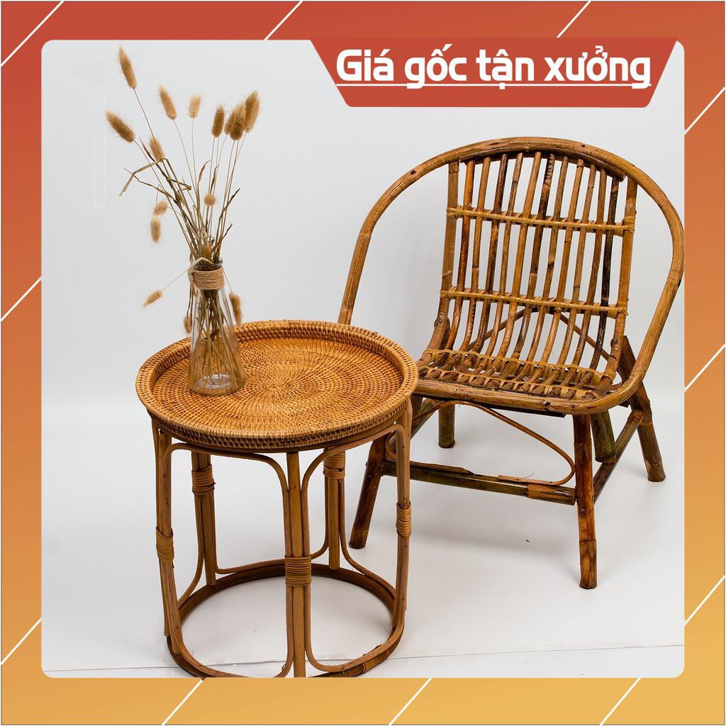 [Giá Sập Sàn] bàn mây tre uống trà trang trí phòng, quán cafe, cung cấp số lượng lớn