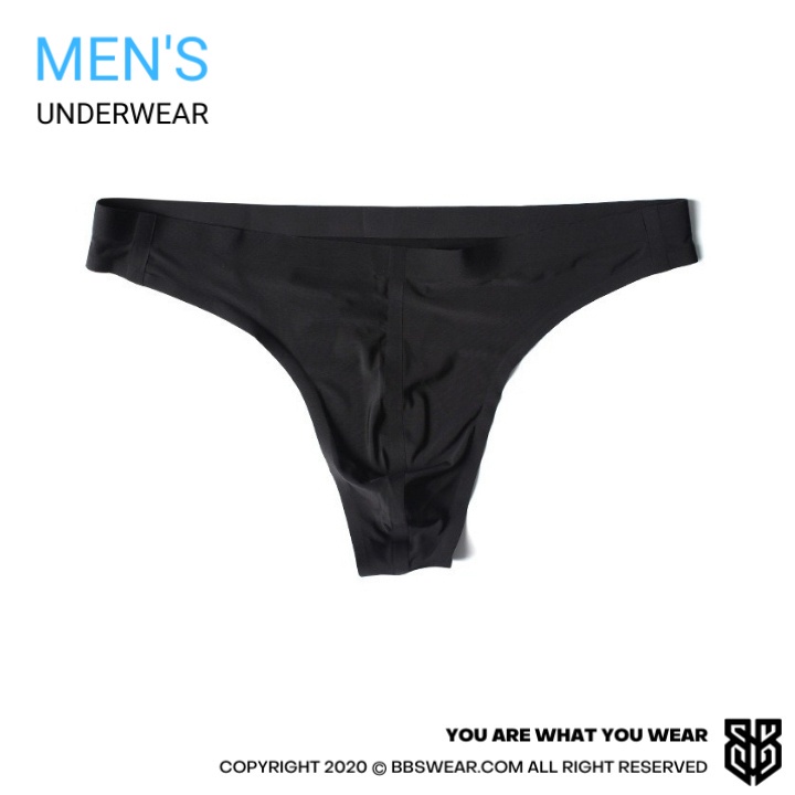 Quần lọt khe nam BBS WEAR lụa lạnh không đường may - lót sexy gợi cảm viền thoải mái ngày hè