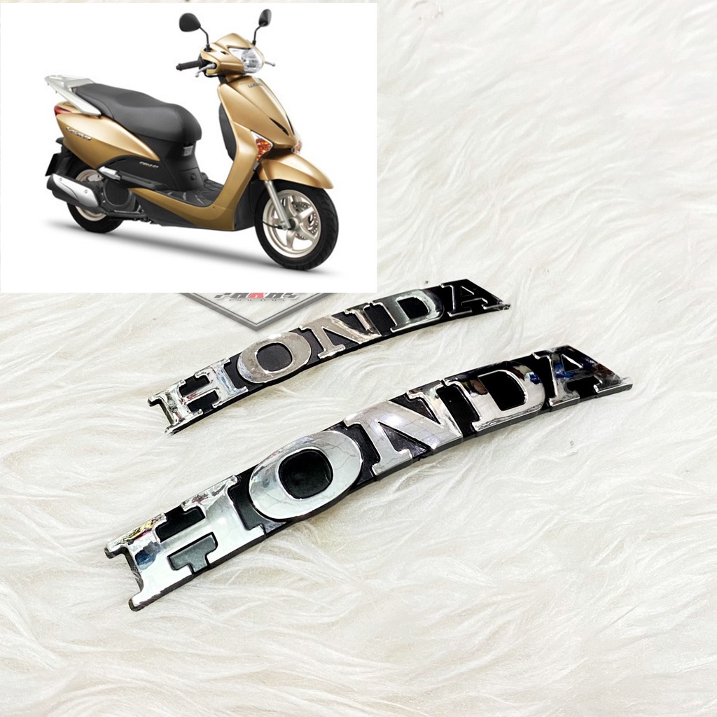 Bộ 2 chữ Honda dành cho Lead SCR 110 dán mặt nạ và đuôi sau
