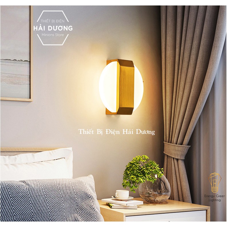Đèn Tường Đồng Cao Cấp Kiểu Dáng Hiện Đại DT-622  Ánh Sáng Vàng - Led Siêu Sáng - Có video thực tế