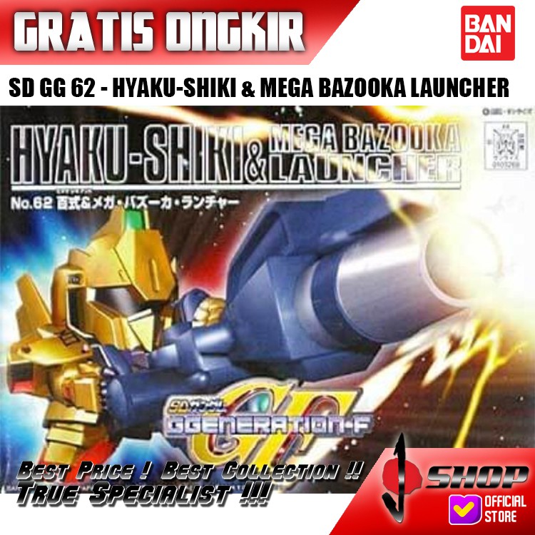 Thiết Bị Launcher Sd Gg 062 Hyaku-shiki & Mega Bazooka