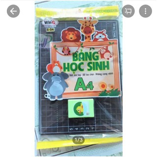 BẢNG CON WIN B04 HỌC SINH 4 ôli và 5 ôli có đánh số - BẢNG HỌC SINH VIẾT PHẤN