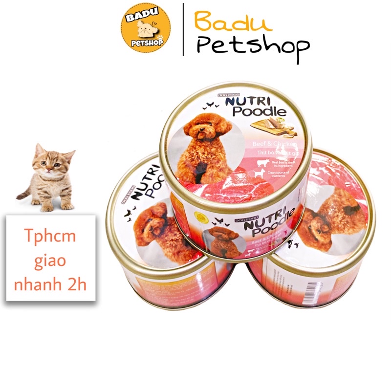 Pate chó nutri poodle ❤️ freeship ❤️ pate dinh dưỡng cho chó mọi lứa tuổi