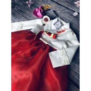 bộ váy hanbok cho bé( ảnh thật)
