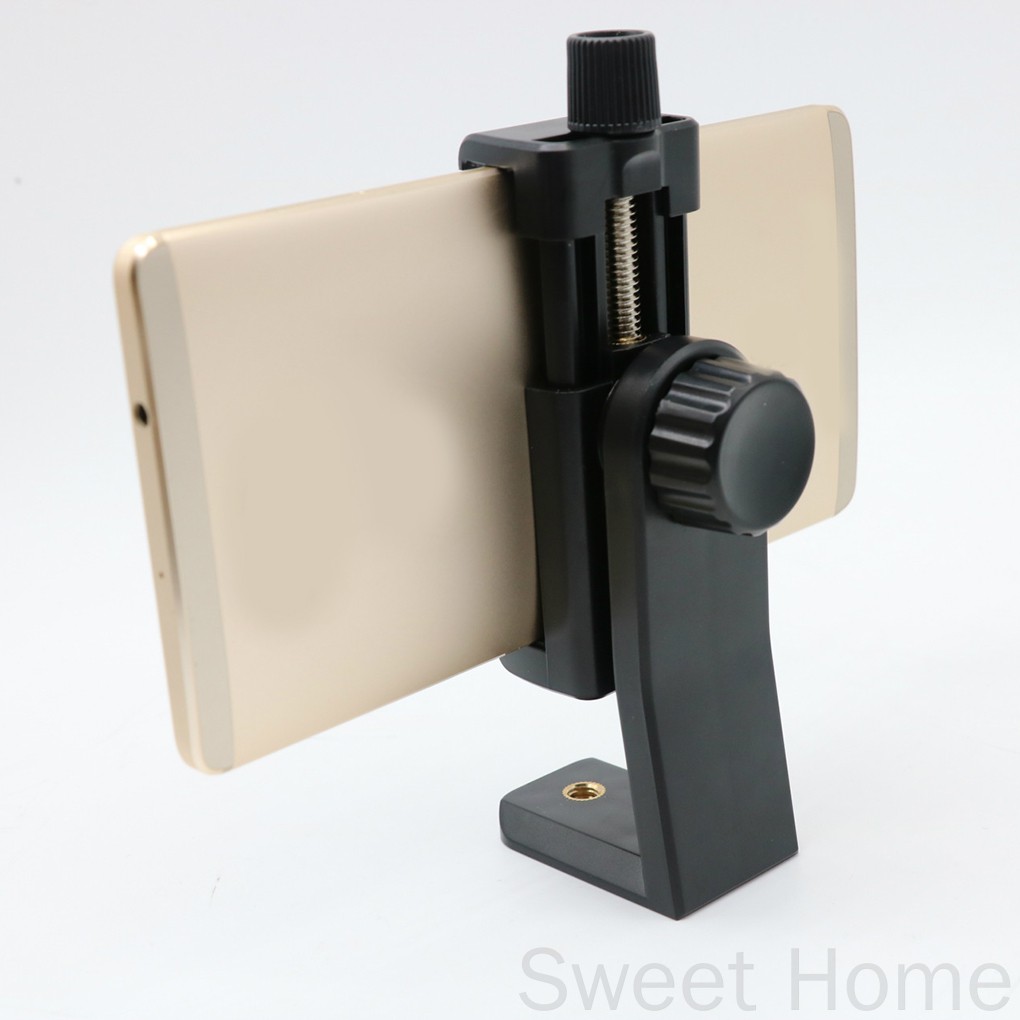 Giá đỡ điện thoại dạng kẹp cố định có ba chân xoay 360 tiện dụng