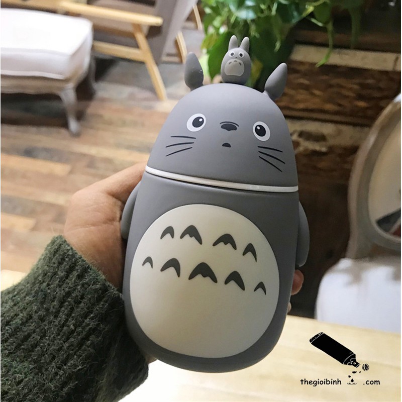 Bình Thuỷ Tinh Mèo Totoro Đáng Yêu N99
