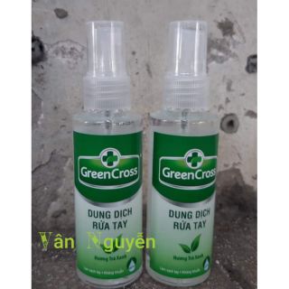 XỊT SÁT KHUẨN GREEN CROSS 70ML HƯƠNG TRÀ XANH ( CÓ SẴN)