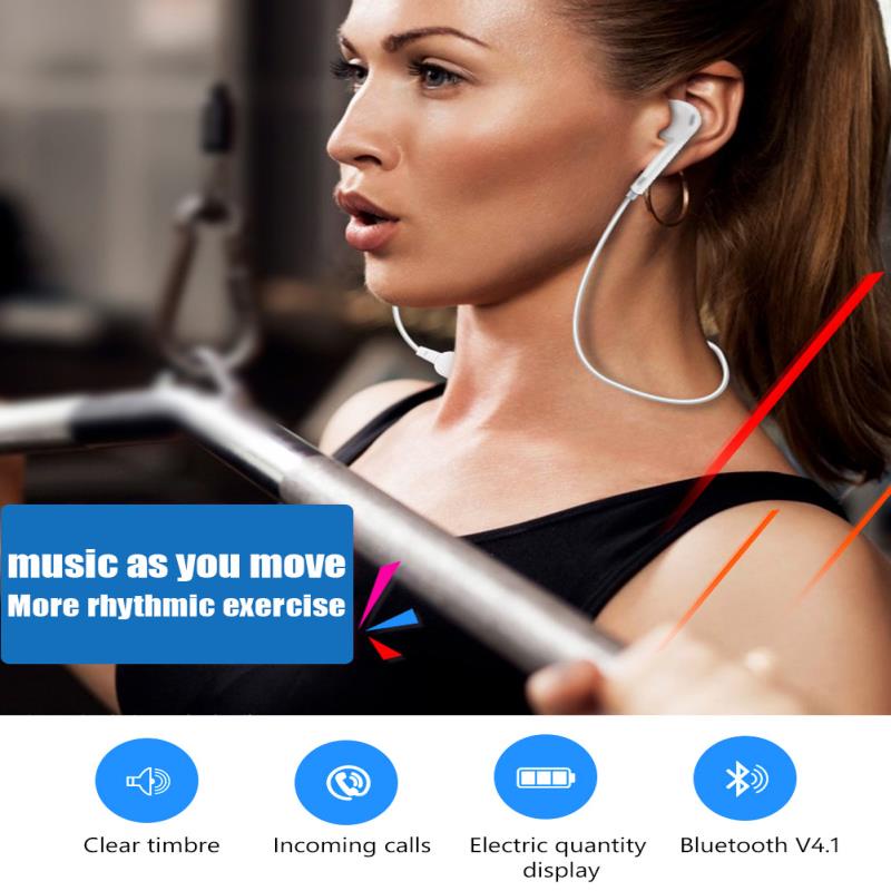 Tai Nghe Bluetooth S6 Chống Thấm Nước Kèm Mic Điện Thoại
