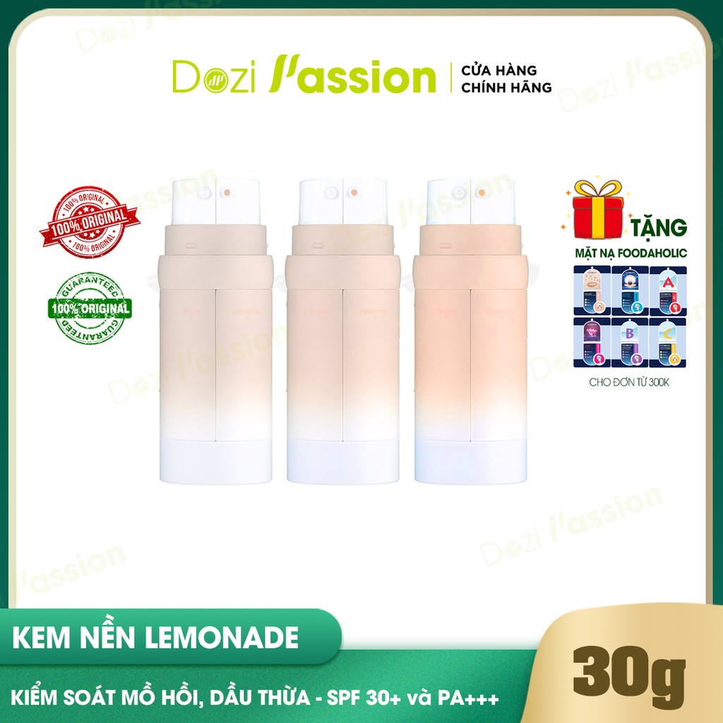 Kem Nền Lemonade Che Phủ Tốt, Lâu Trôi - Lemonade Perfect Couple Dual Foundation 30g