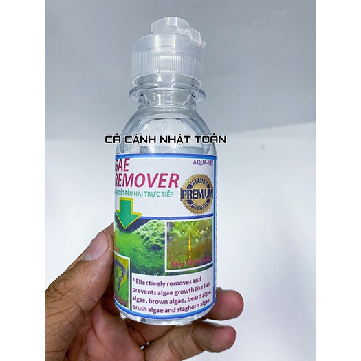 DIỆT RÊU HẠI CHO BỂ CÁ CẢNH ALGAE REMOVER AQUA-NET 100ML