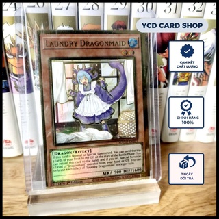 Thẻ bài yugioh chính hãng  Laundry Dragonmaid– Premium Gold Rare
