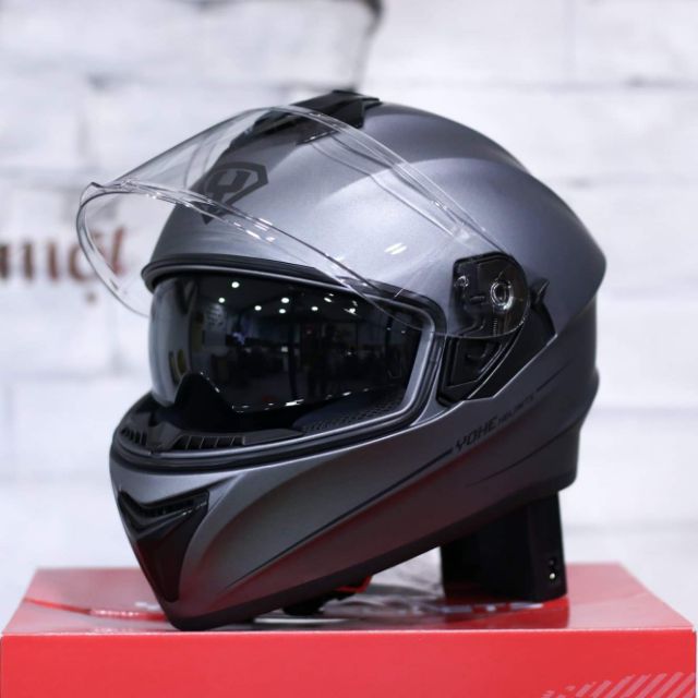 MŨ BẢO HIỂM FULLFACE YOHE 981 2 KÍNH ( HOT NEW 2019)