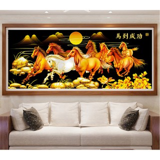 Tranh Đính Đá Mã Đáo Thành Công VS283 ( 115 x 60 cm )