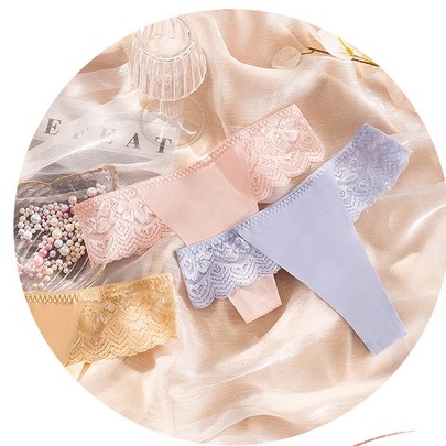 Quần Lót Lọt Khe Bằng Vải Lạnh Cho Nữ Giới Có Size XL-L-M, 75-40kg IL099-6162