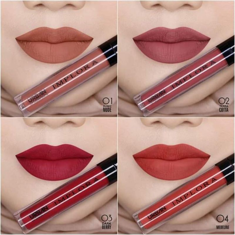 (hàng Mới Về) Son Kem Lì Trang Điểm Môi Lâu Trôi Quyến Rũ