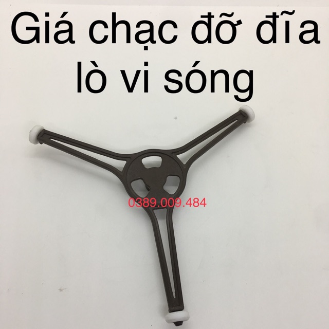 Giá chạc 3 bánh xe đỡ đĩa lò vi sóng ( hàng đẹp)