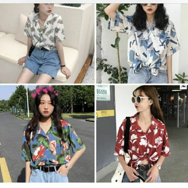Sơ mi họa tiết