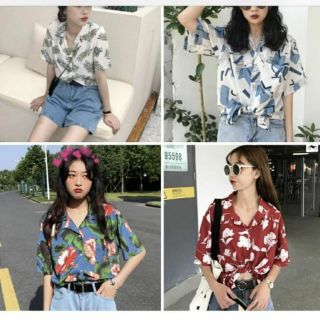 Sơ mi họa tiết