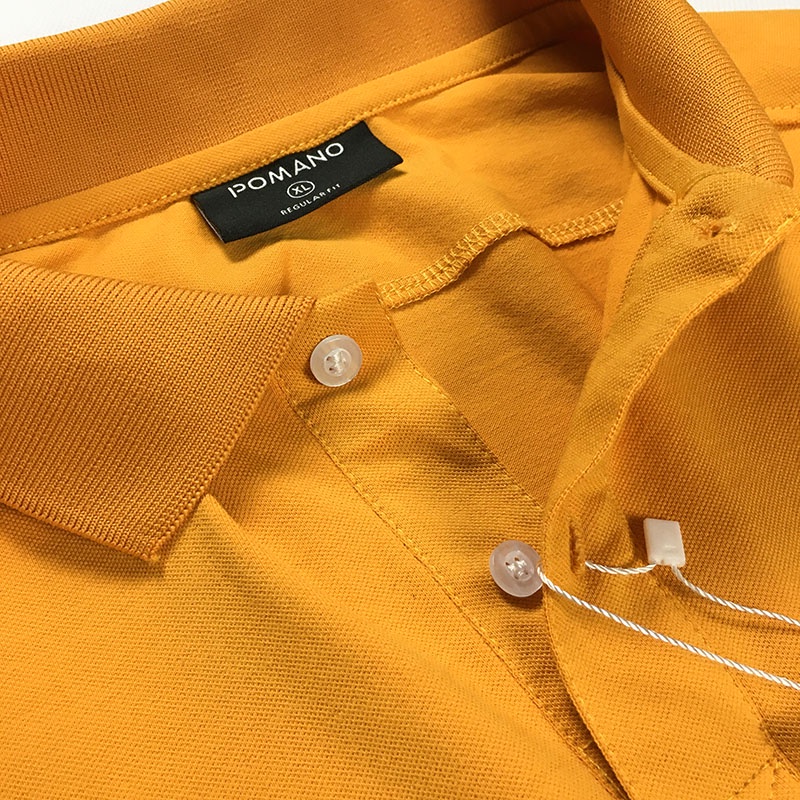 Áo thun POLO nam cổ bẻ vải cá sấu Cotton xuất xịn, chuẩn form màu Vàng - POMANO | BigBuy360 - bigbuy360.vn