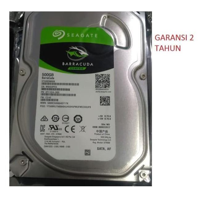 Ổ Cứng Sata Iii 7200 Rpm 500gb 3.5 Inch