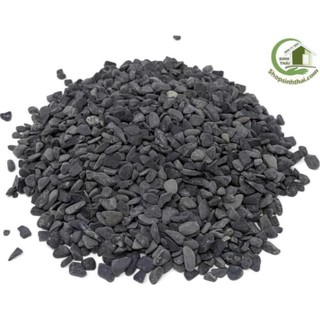 1kg đá sỏi màu đen mini - đá  trang trí trồng cây - trang trí bể cá - sân vườn